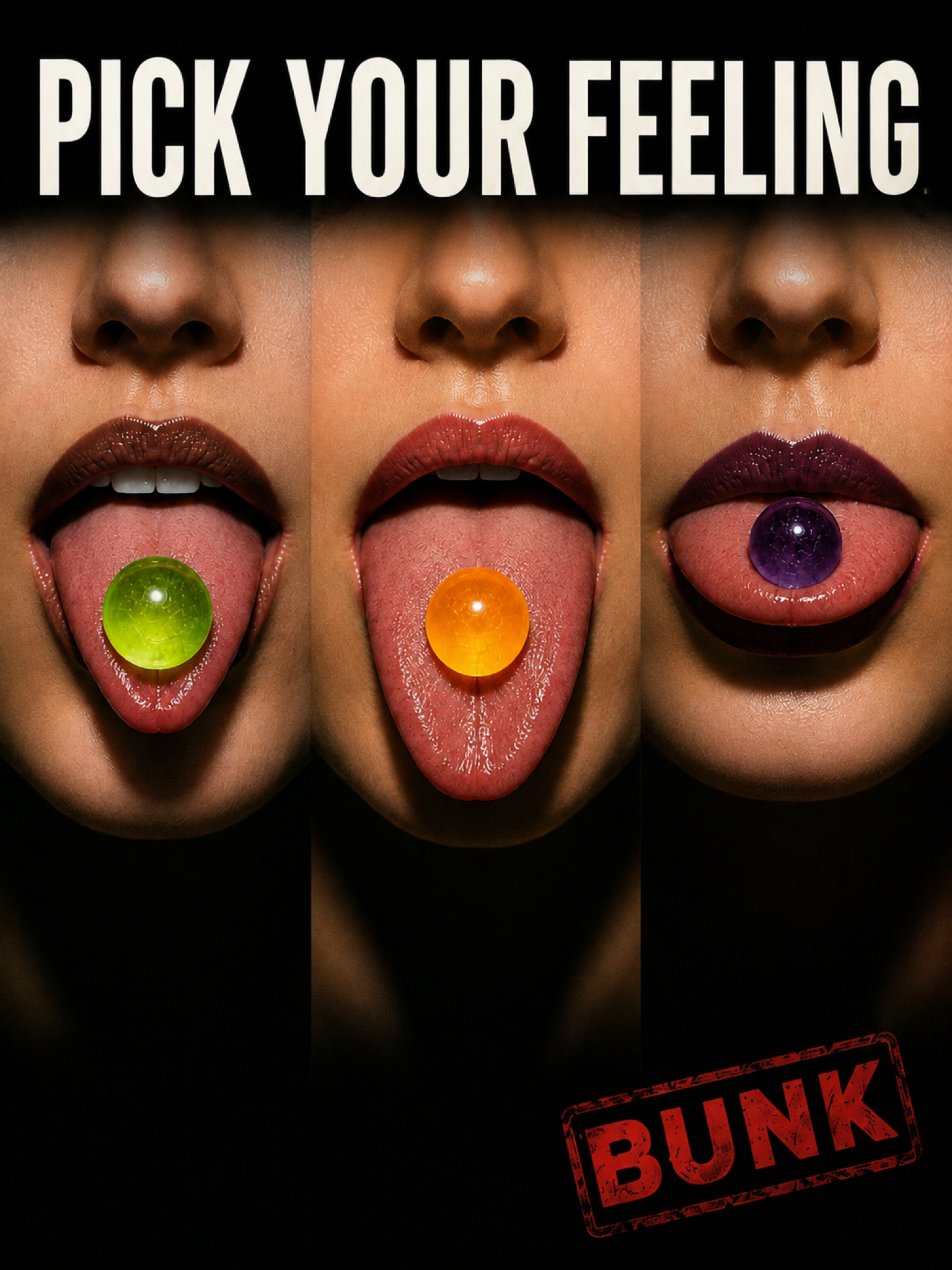 PICK YOUR FEELING · lips campaign