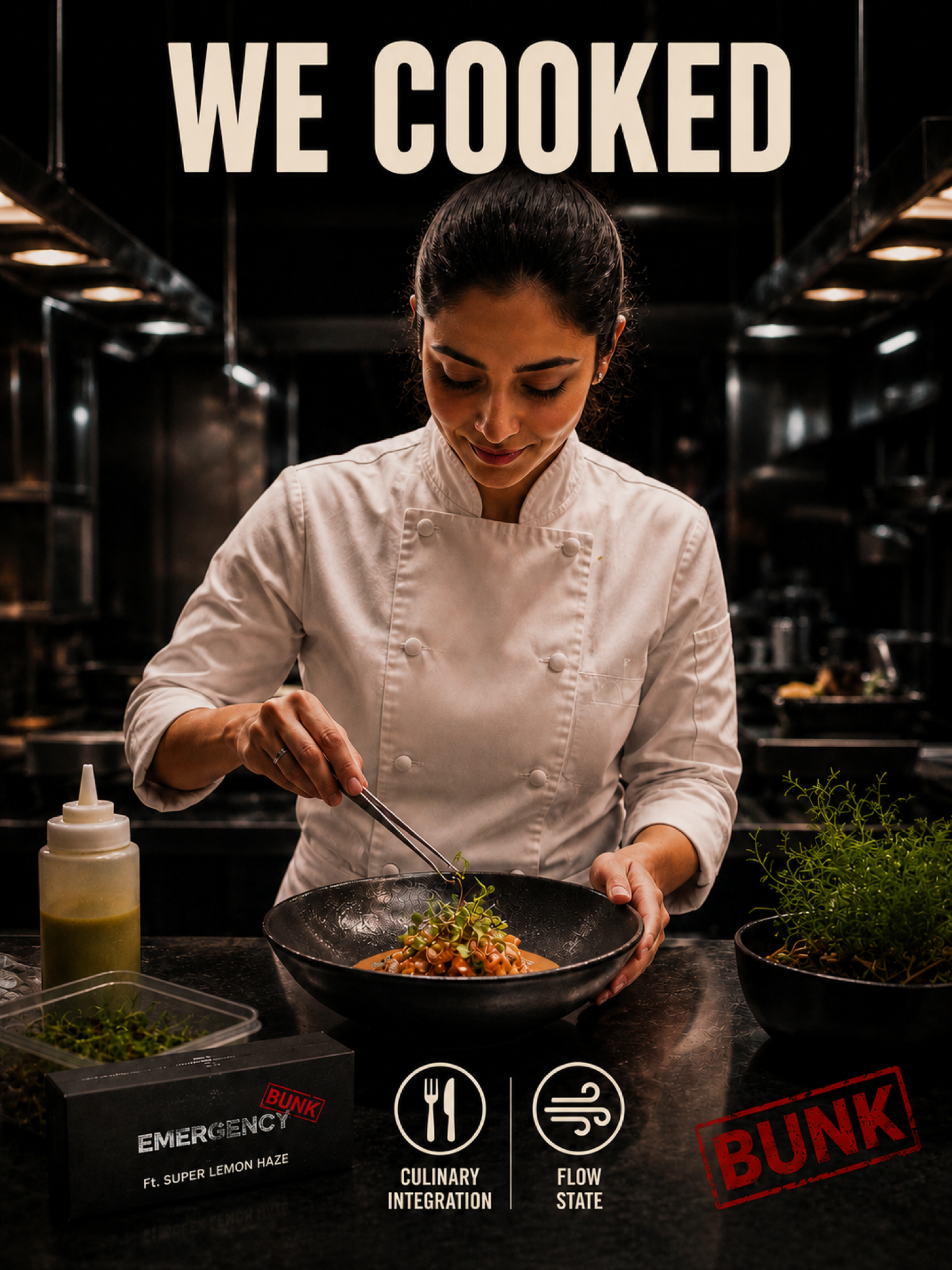 We cooked · the kitchen of the craft.