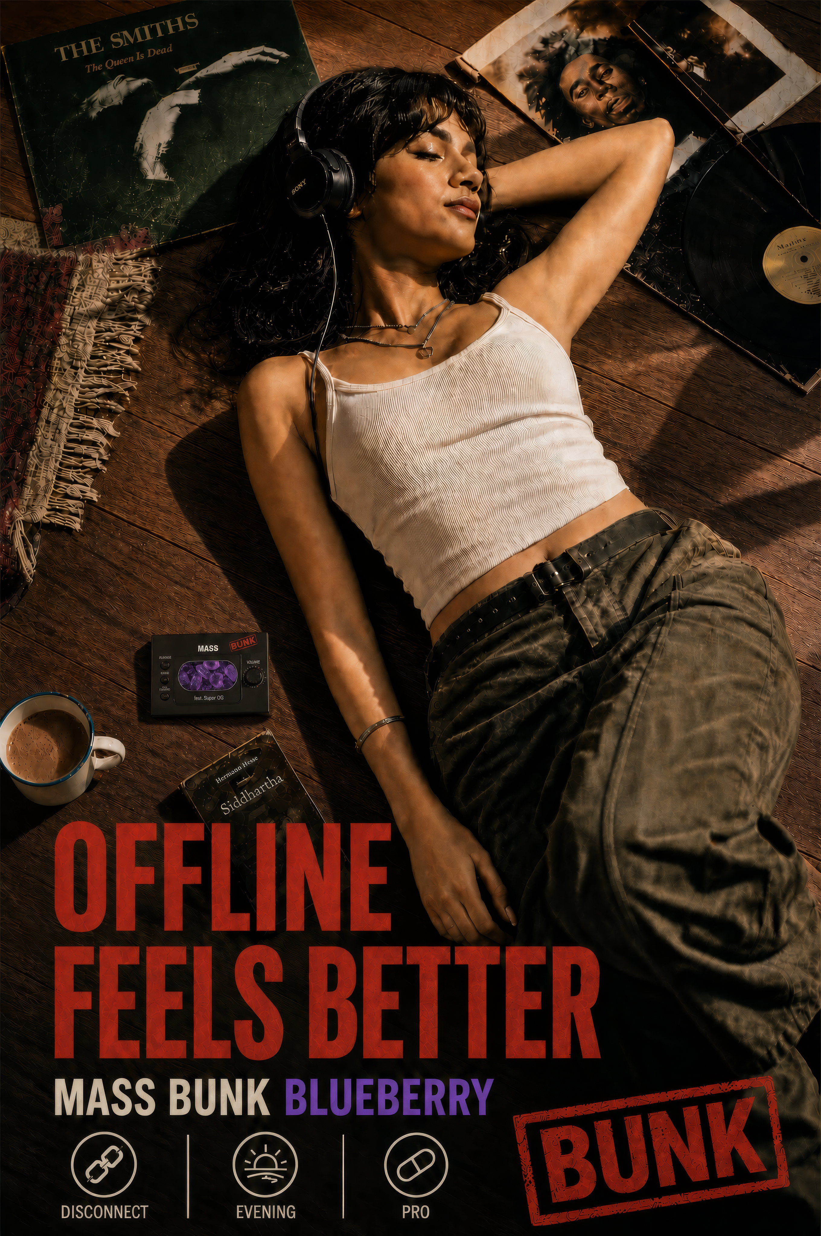 A quiet, analogue moment offline.
